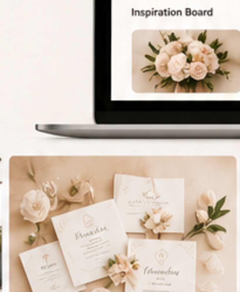 Rose Gold Invitation Suite
